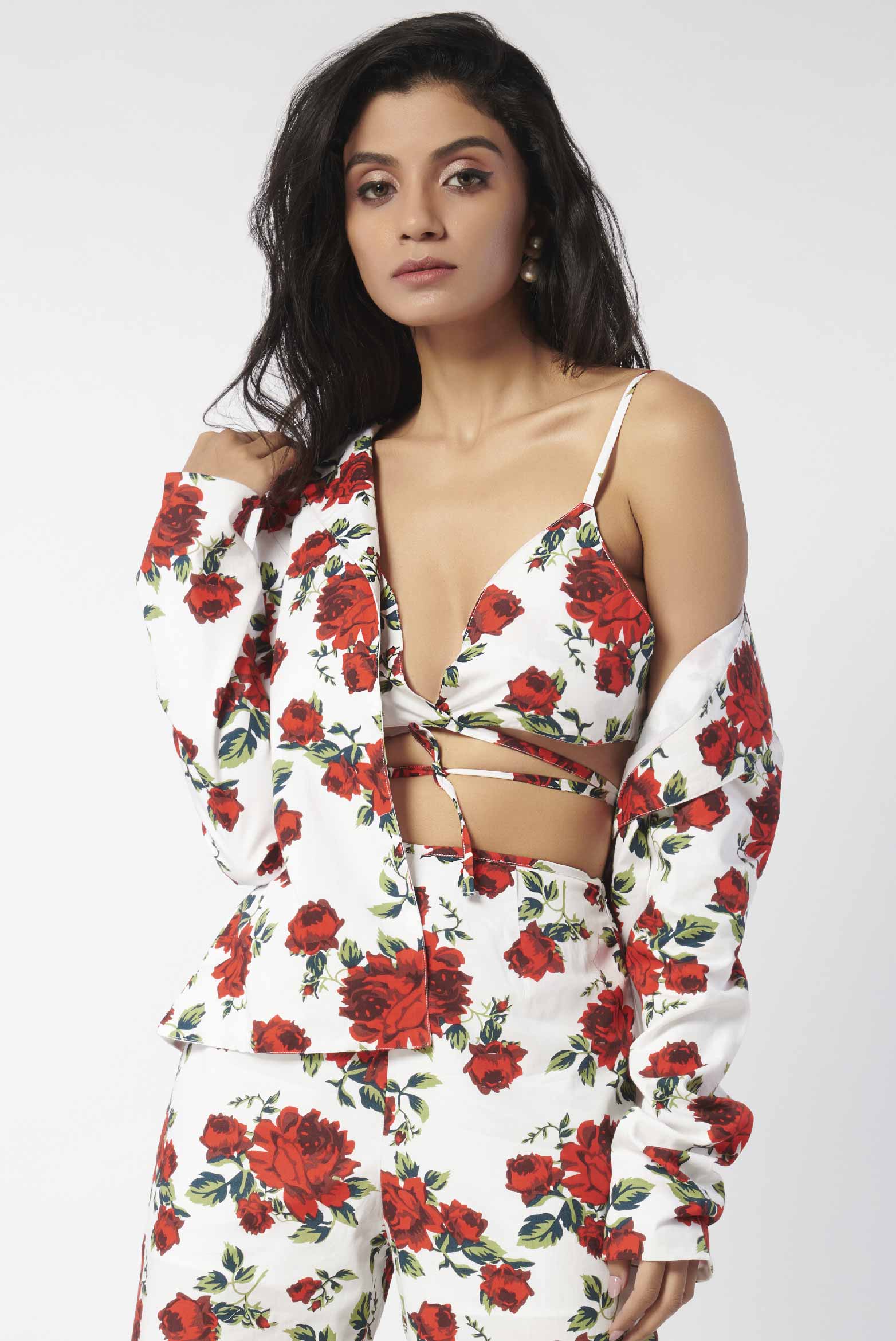 Rose Printed Bralet