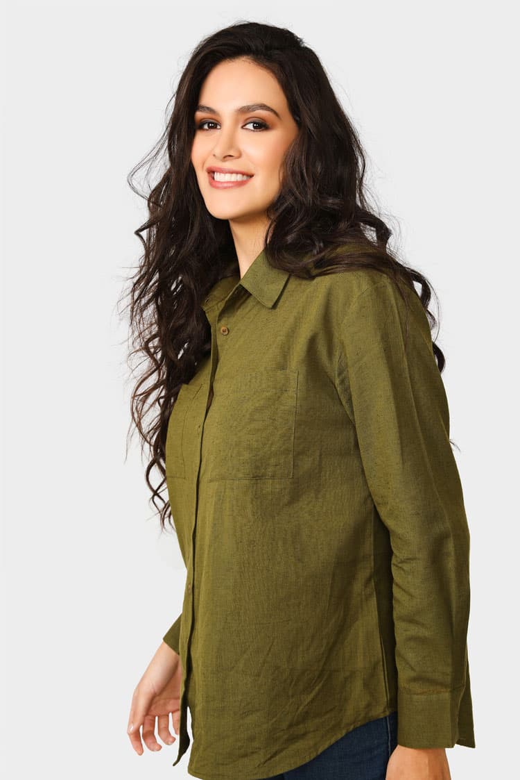 Khaki Safari Shirt