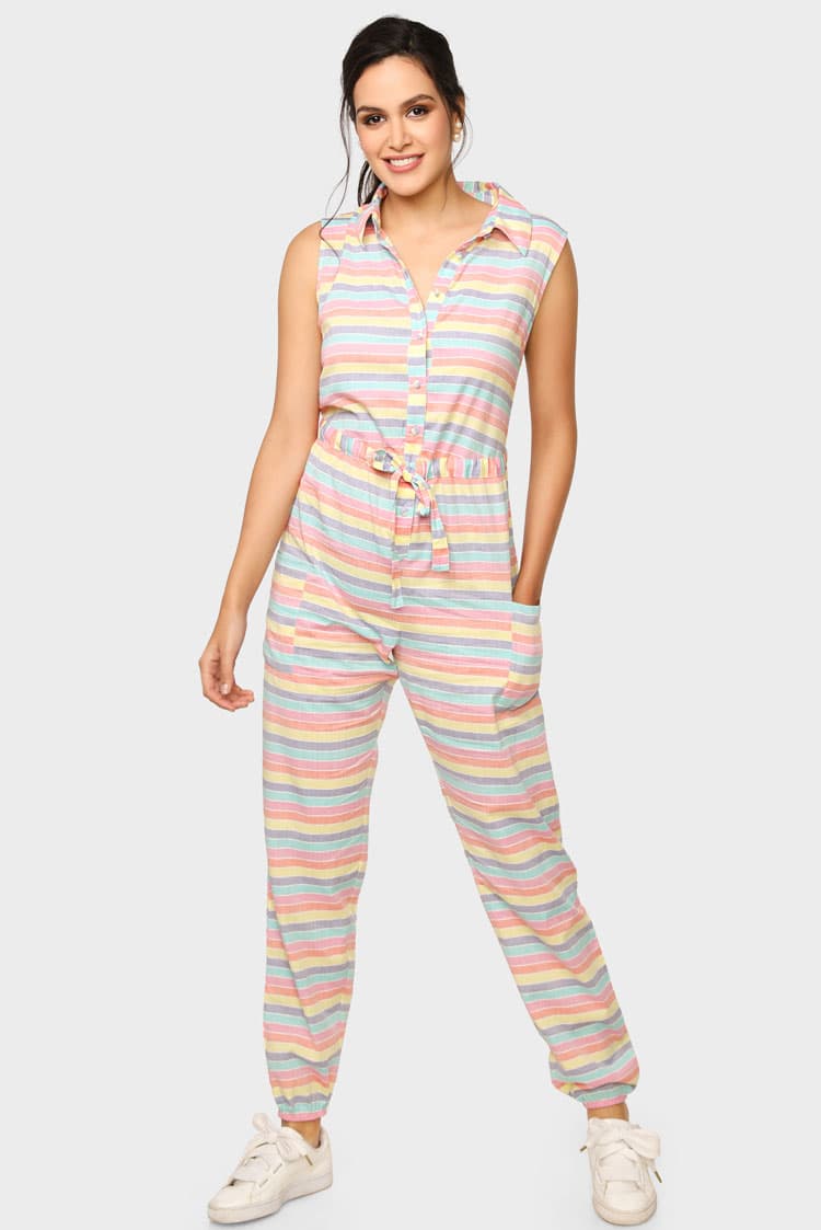 Candy Stripe Jumpsuit