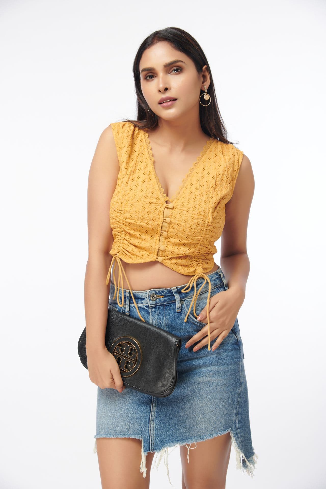 Broderie Corset Top