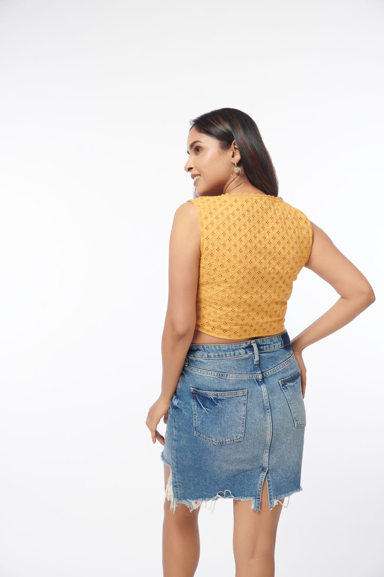 Broderie Corset Top