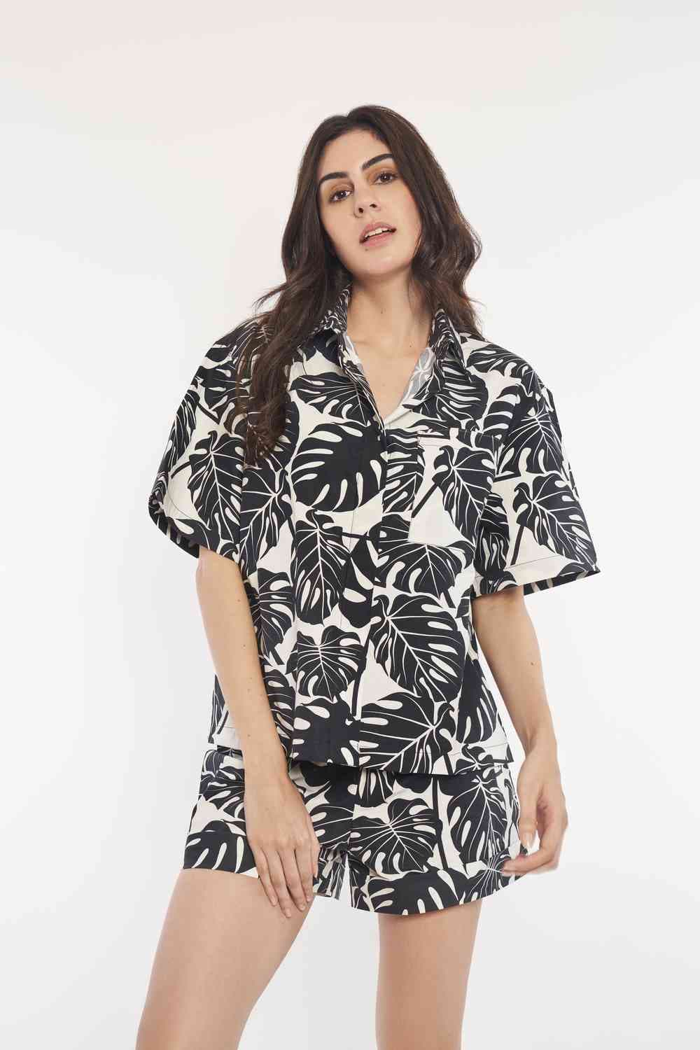 Palm Print Vacay Co-Ord