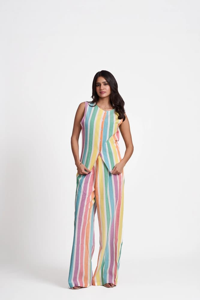 Summer Stripes Cami &amp; Pants Co-ord