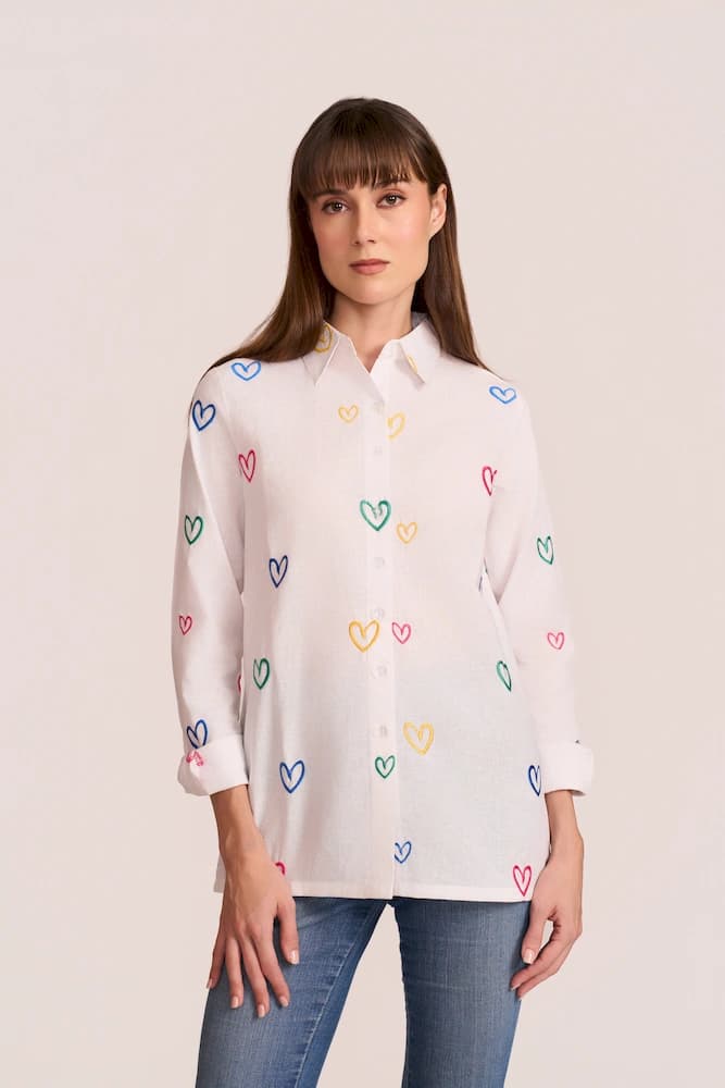 The Embroidered All Heart Shirt