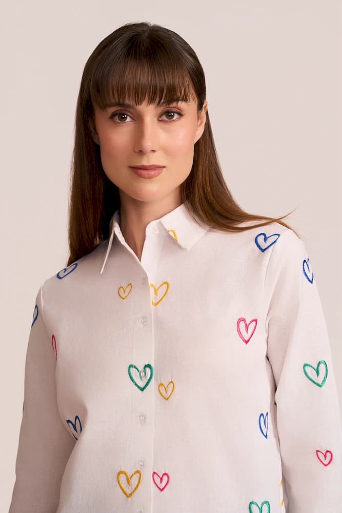 The Embroidered All Heart Shirt