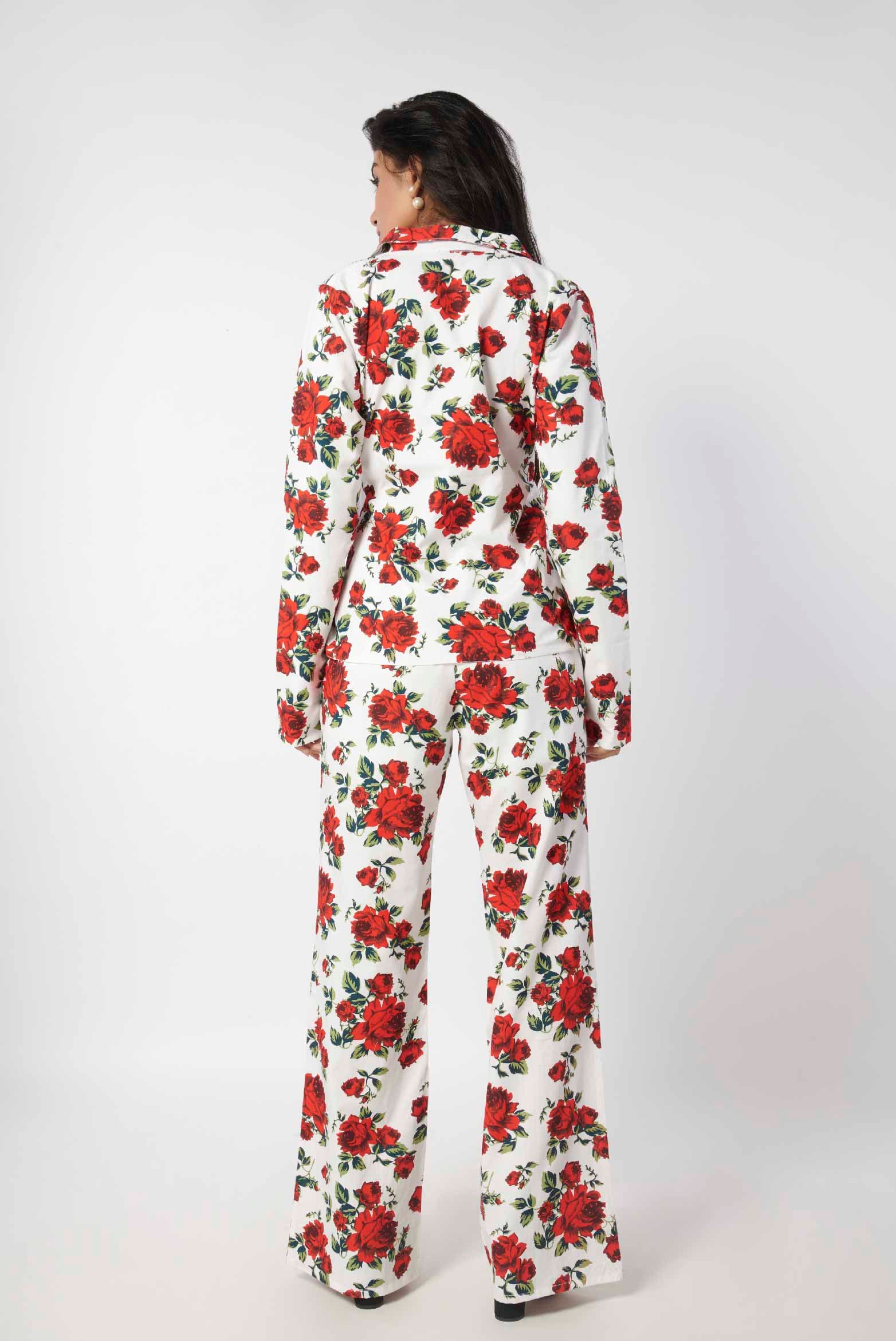 Rose Printed Trousers