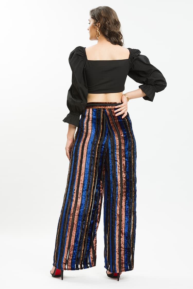 Poplin Crop Bralet Top