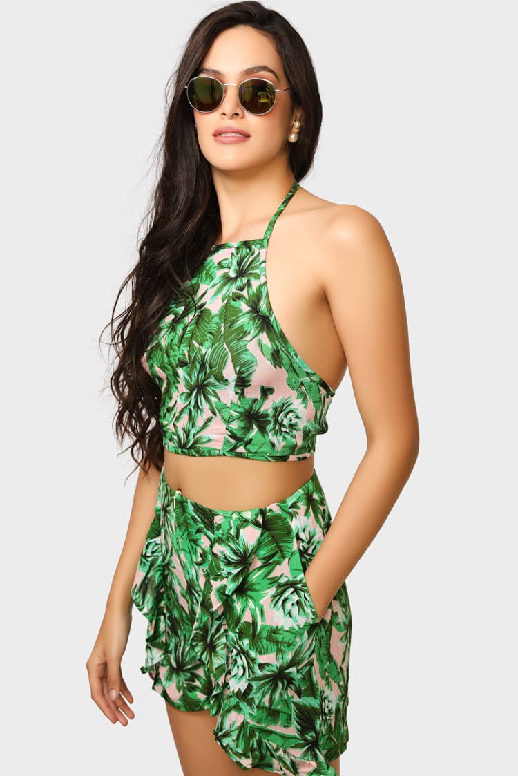 Halter Neck Crop Top