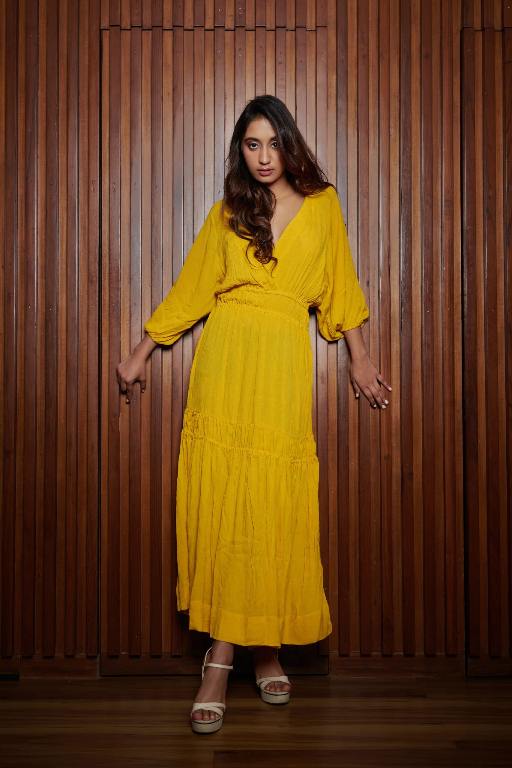 Cheesecloth Tiered Maxi Dress