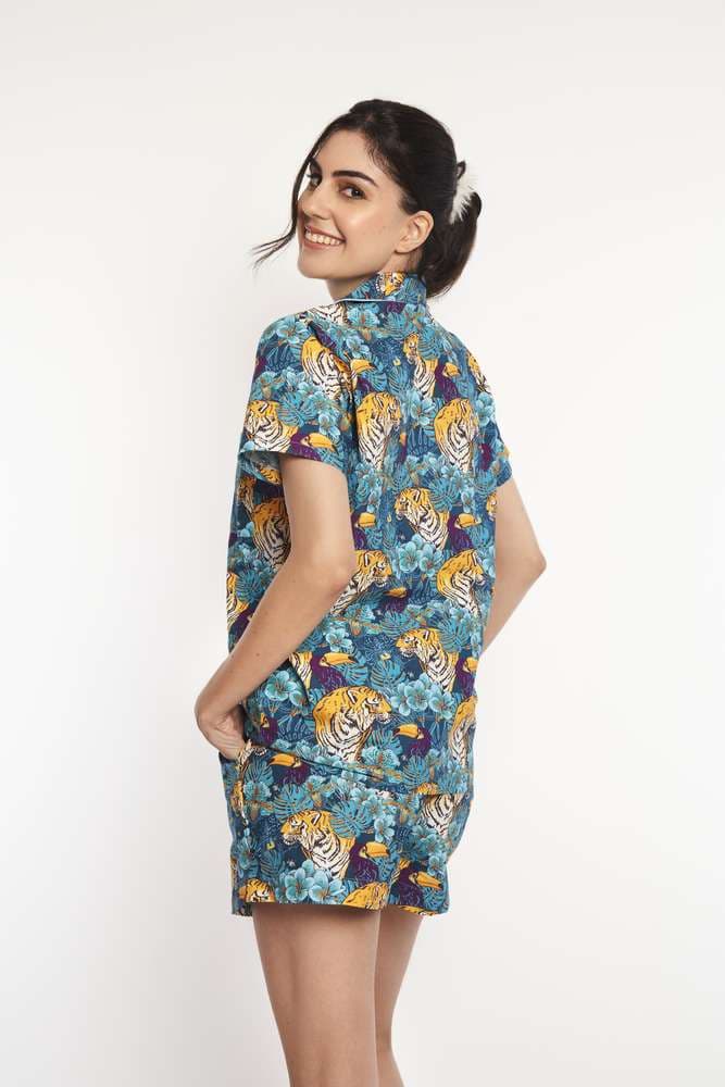 Forest Print Night Set