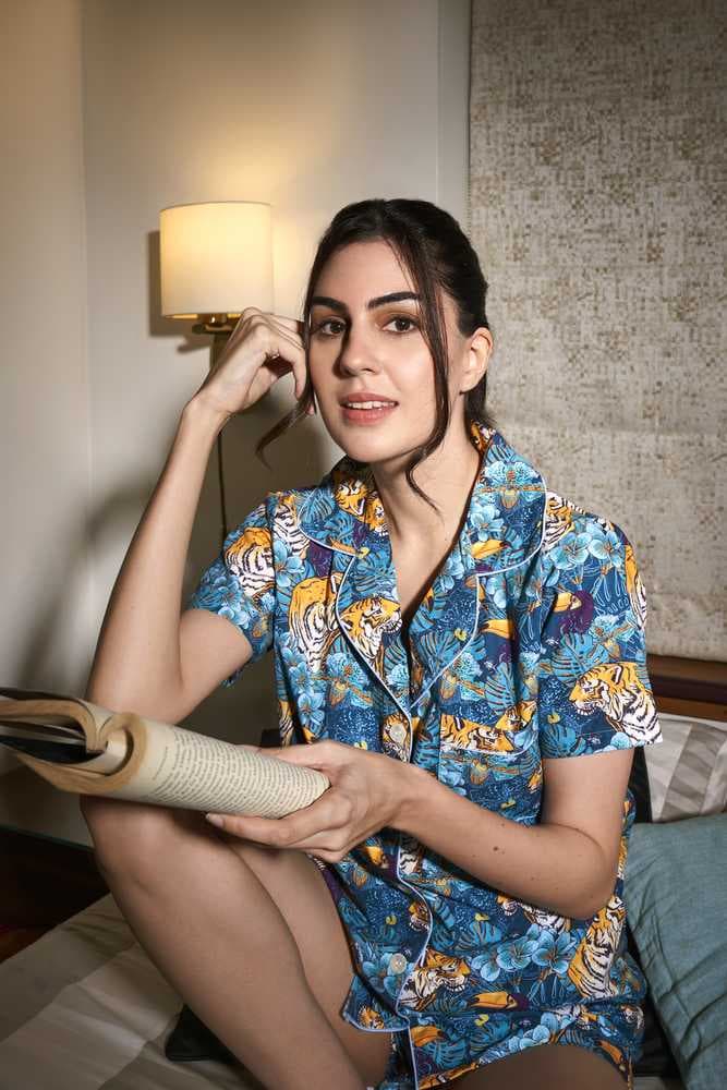 Forest Print Night Set