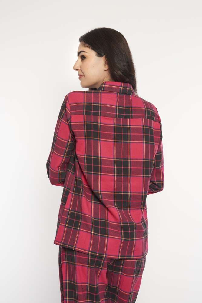 Red Checked PJ Set