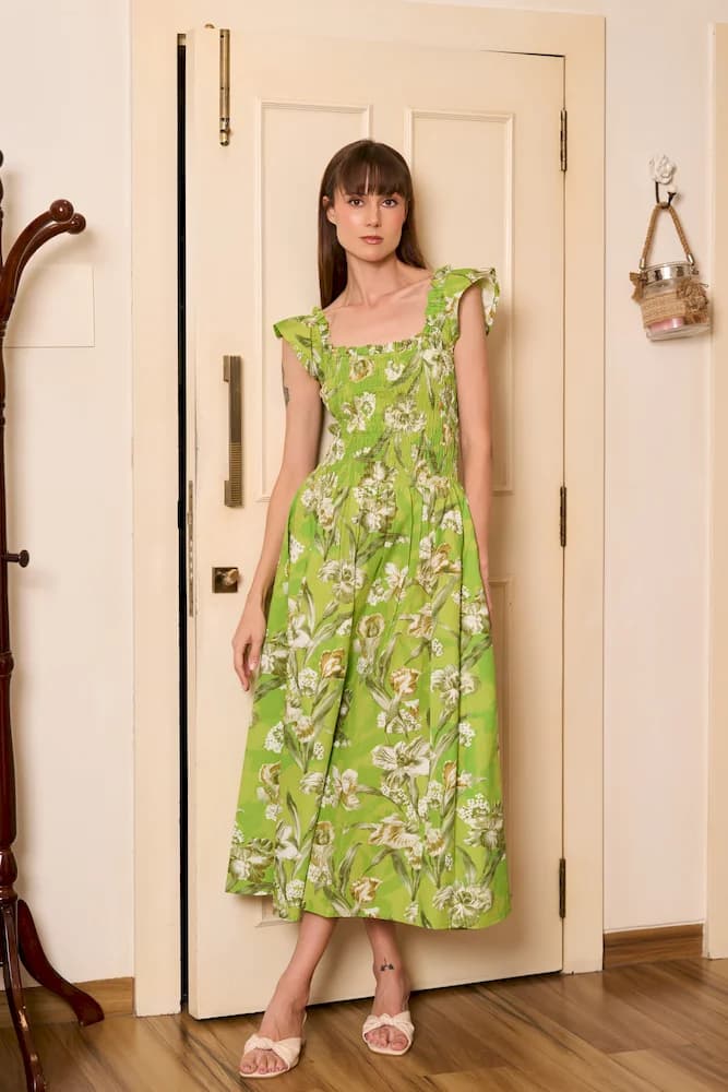 The Floral Garden Smocked Dress