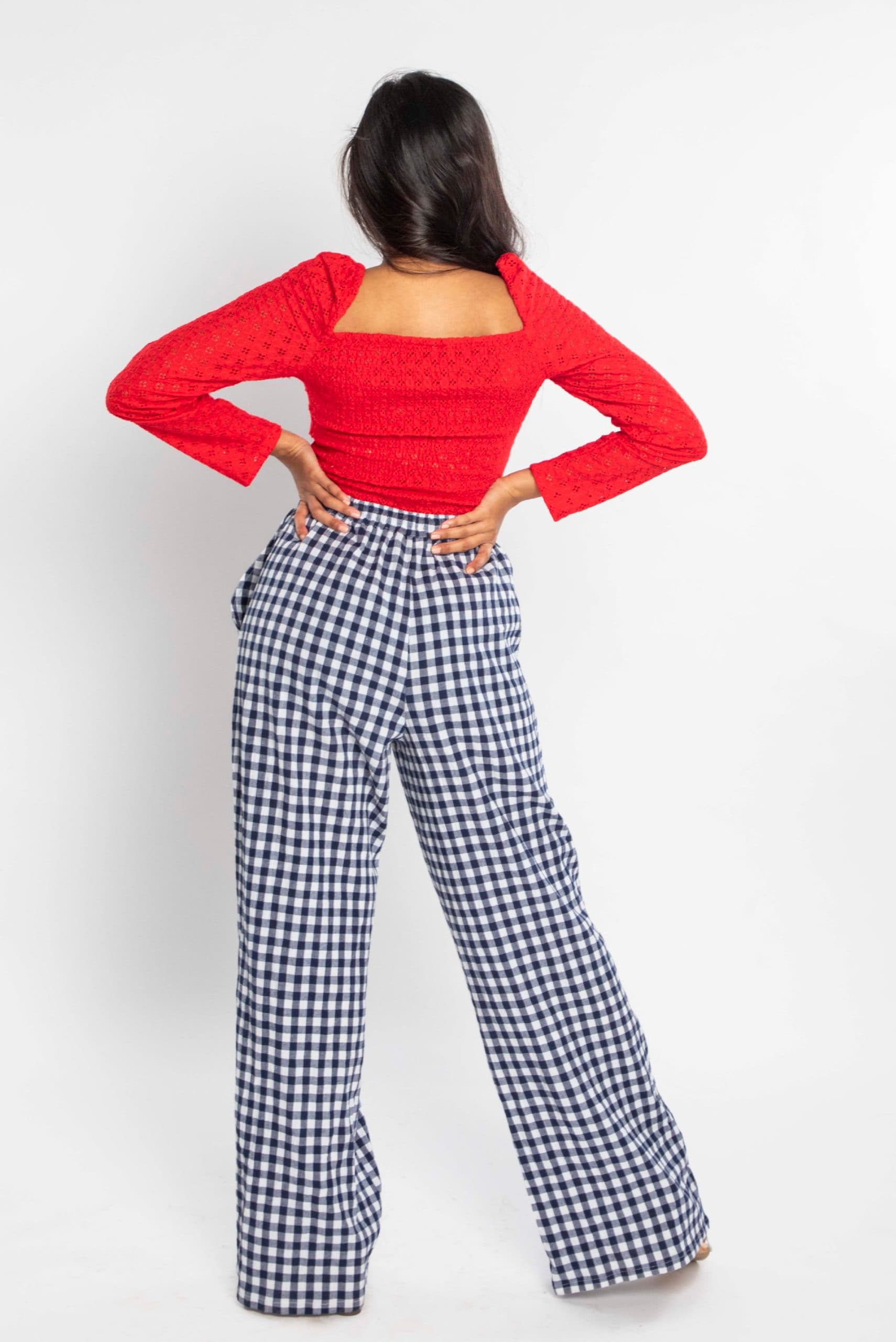 Broderie Smocked Top