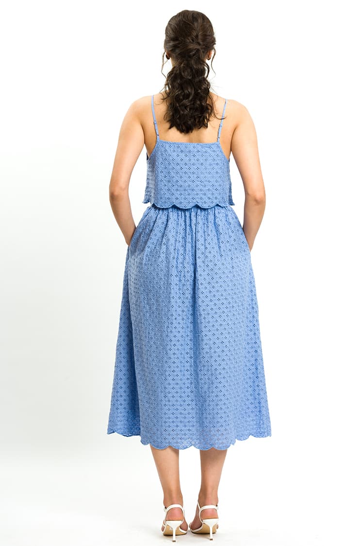 Broderie Scallop Skirt