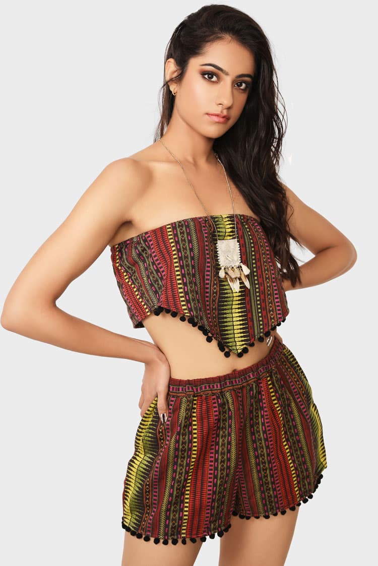 Tribal Printed Shorts