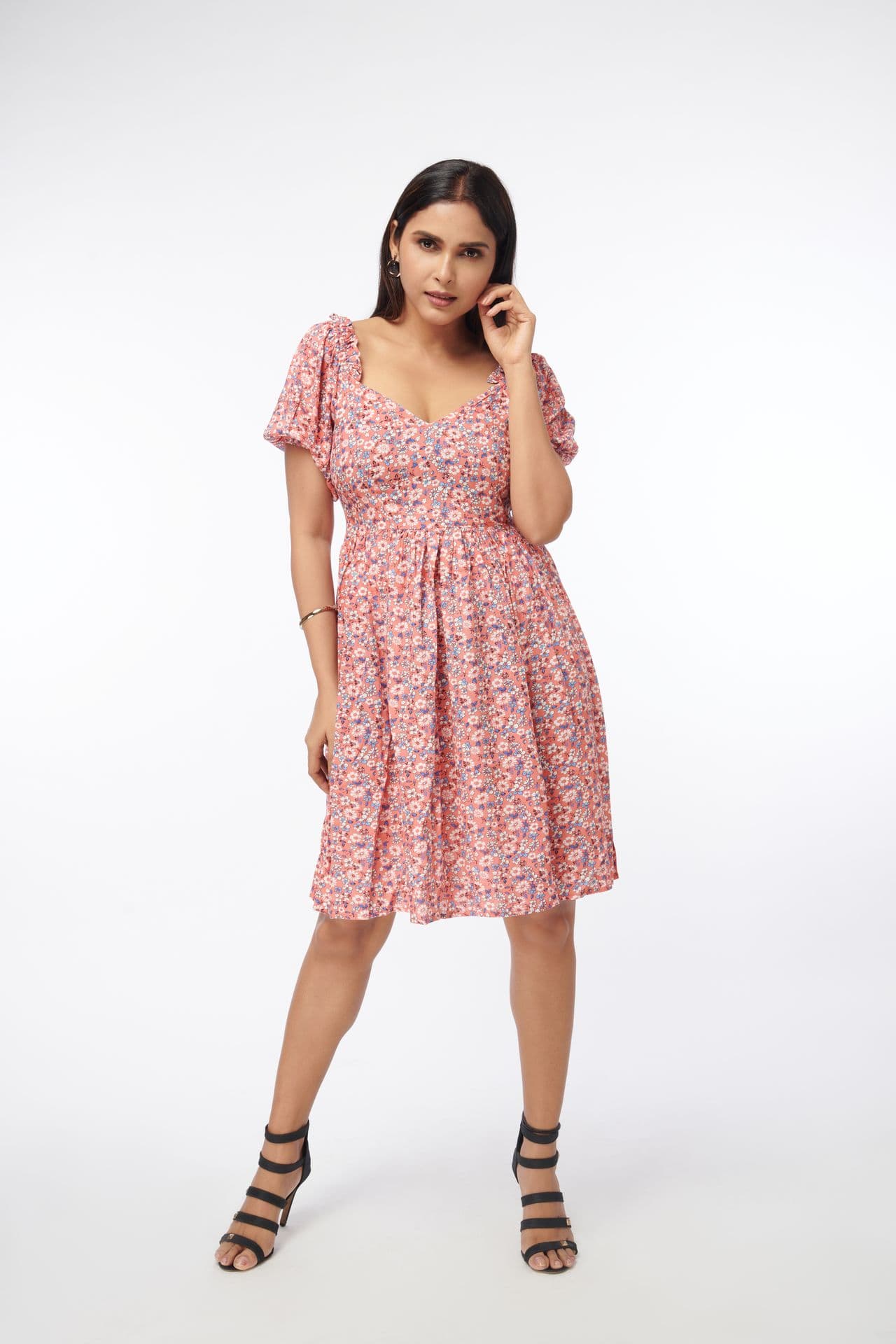 Printed Skater Dress