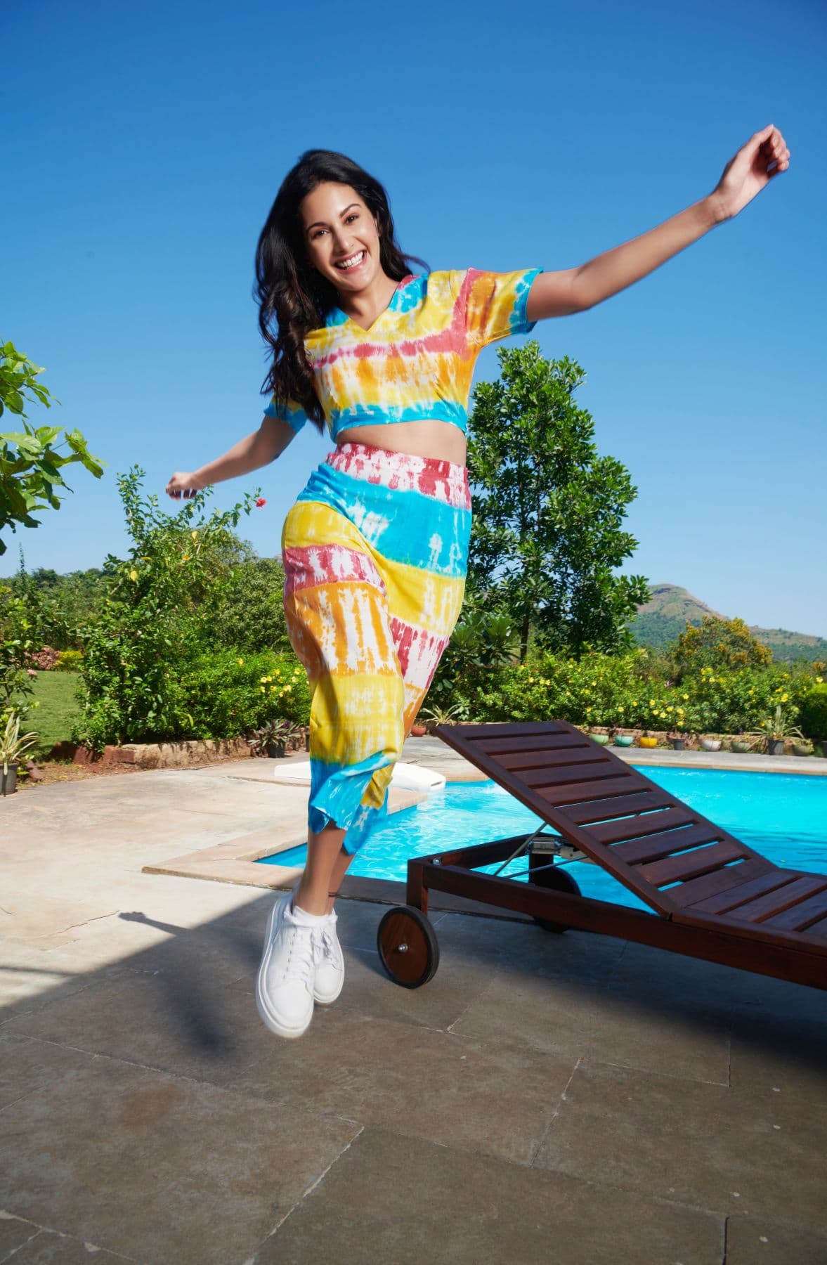 Tie Dye Straight Leg Pants