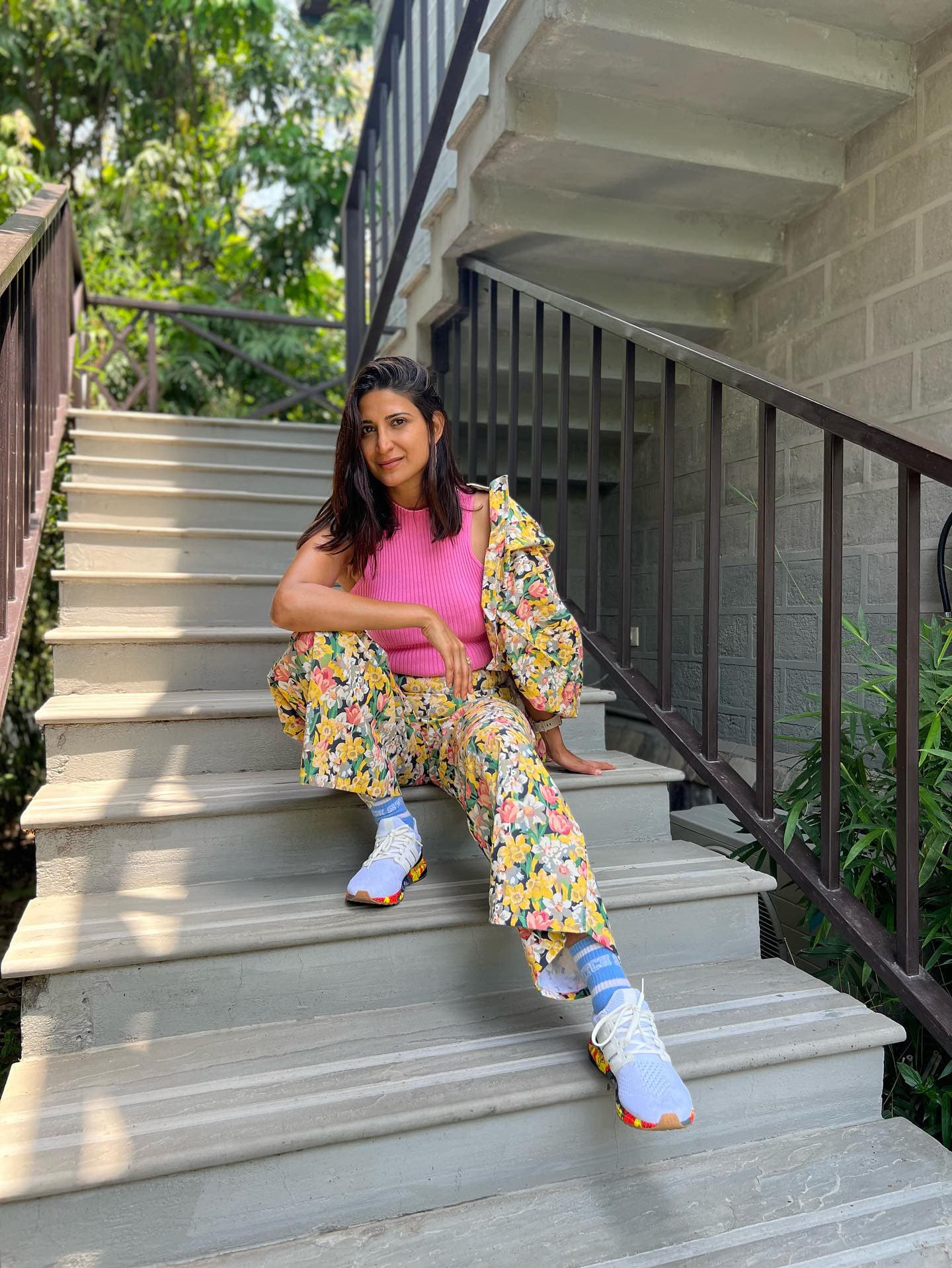 Floral Printed Trousers