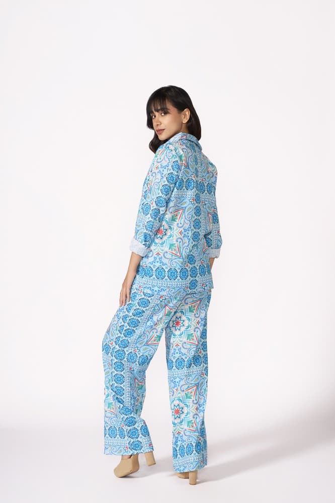 The Amalfi Printed Linen Coord