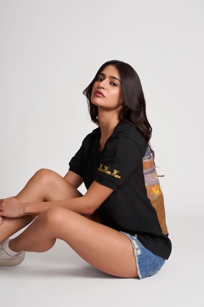 Black Integrity Slogan Tee