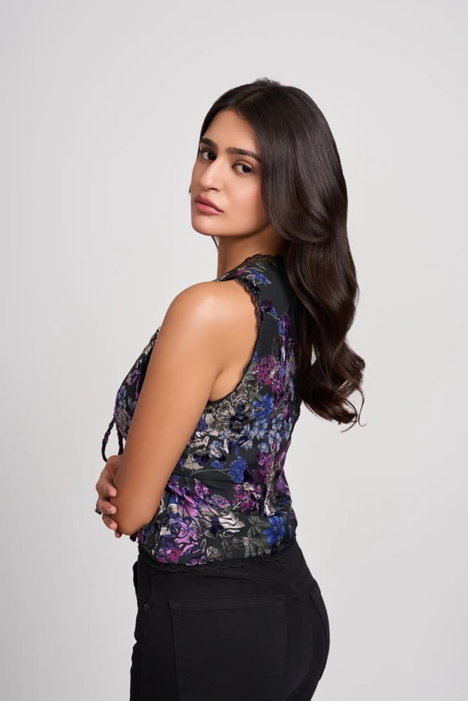 Velvet Lace Trim Cami