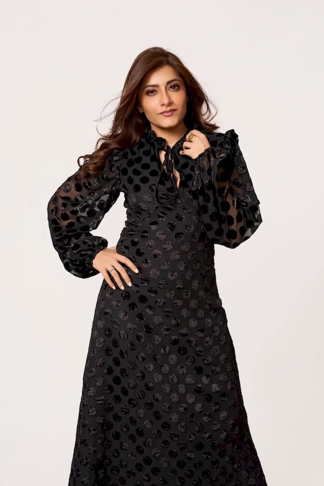 The Blackout Bloom Velvet Maxi Dress