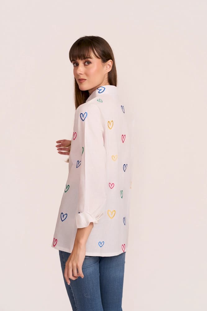 The Embroidered All Heart Shirt