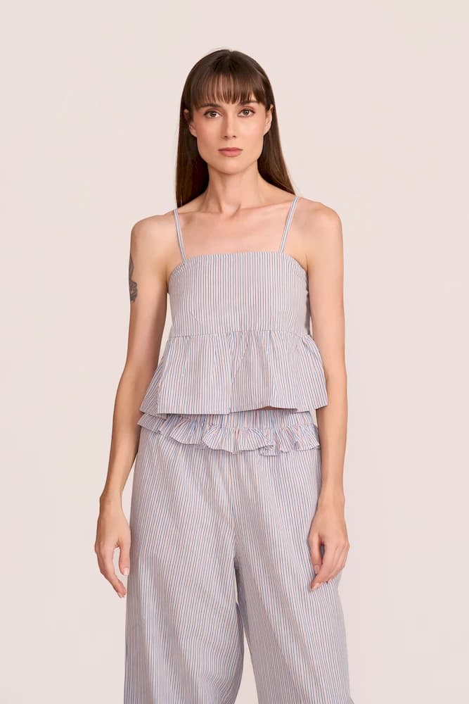 The Stripe Bubble Gum Top