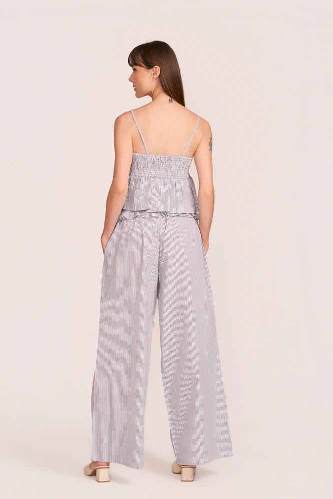 The Stripe Frill Waist Pants